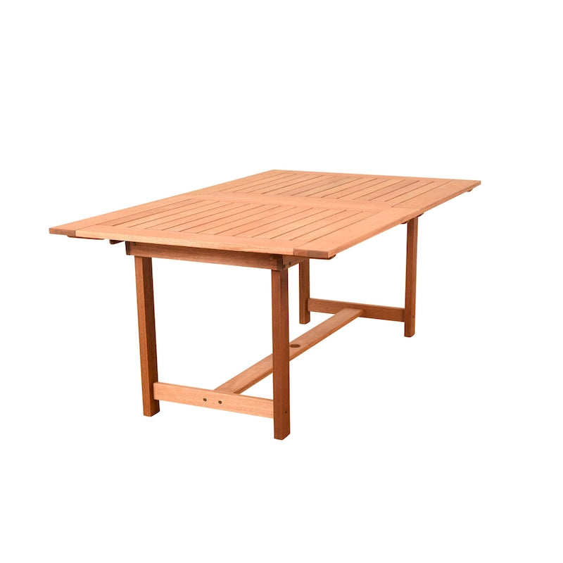Ensemble de salle à manger d'extérieur Sant Louis en bois certifié 100 % FSC Amazonia