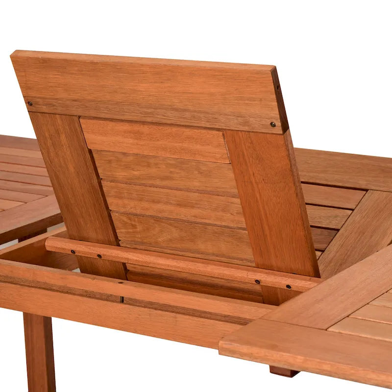 Ensemble de salle à manger d'extérieur Sant Louis en bois certifié 100 % FSC Amazonia