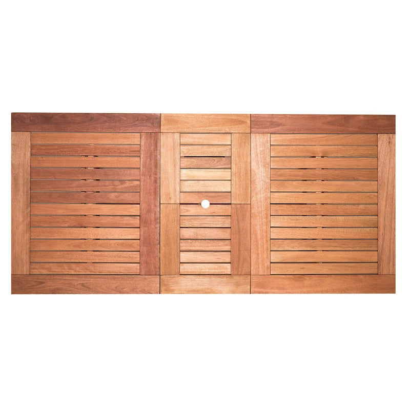 Ensemble de salle à manger d'extérieur Sant Louis en bois certifié 100 % FSC Amazonia
