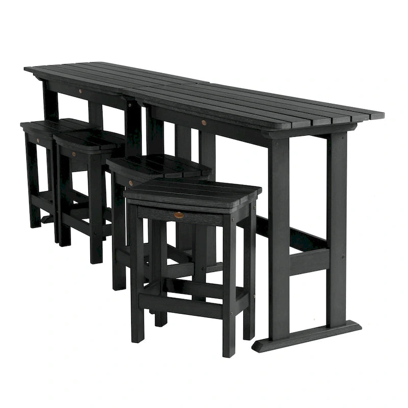 Ensemble de balcon d'extérieur 6 pièces Lehigh - Hauteur comptoir