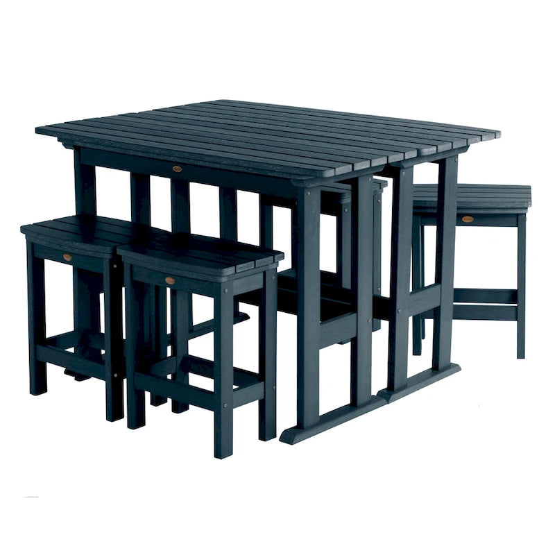 Ensemble de balcon d'extérieur 6 pièces Lehigh - Hauteur comptoir
