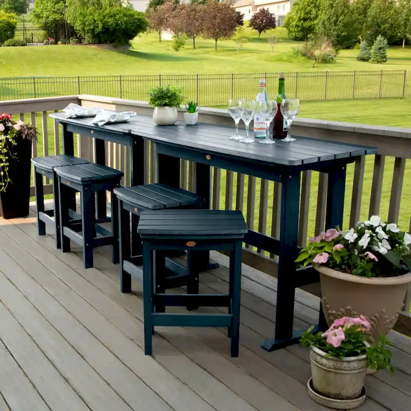Ensemble de balcon d'extérieur 6 pièces Lehigh - Hauteur comptoir