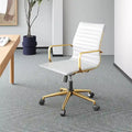 Chaise de bureau informatique côtelée