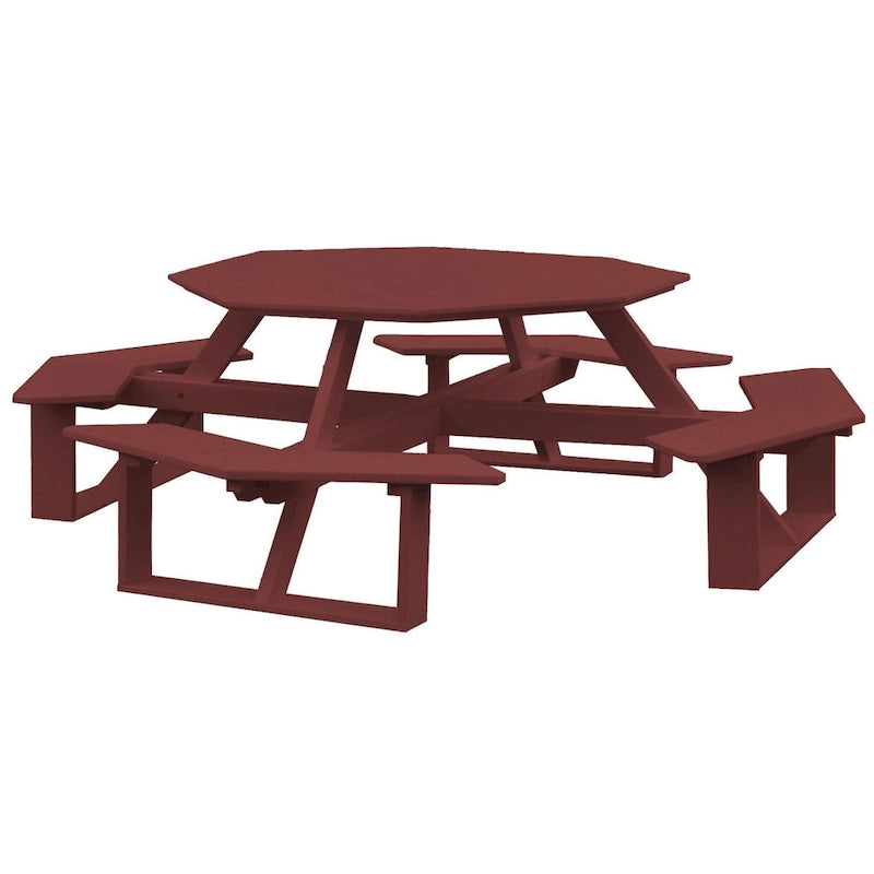 Table pique-nique octogonale 54 en Poly Lumber