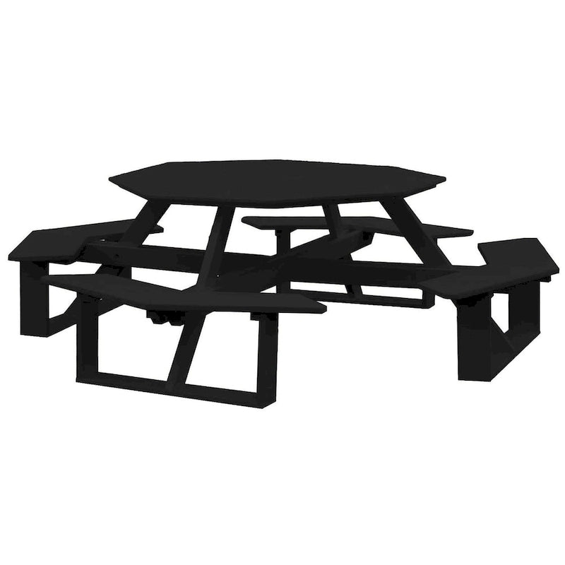 Table pique-nique octogonale 54 en Poly Lumber