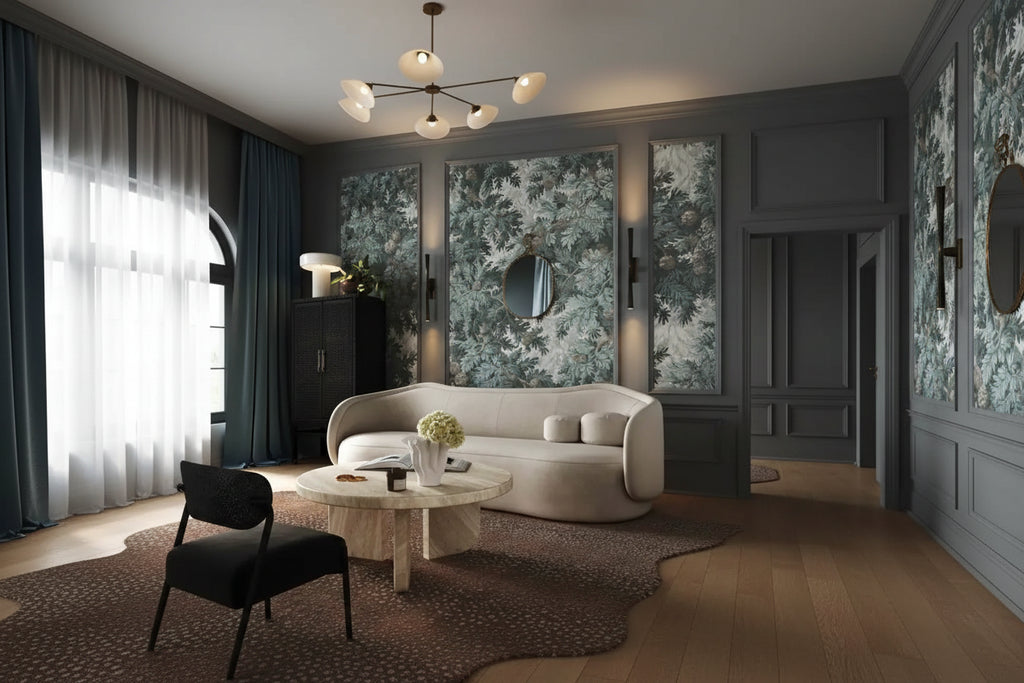 Circe Textured Velvet Sofa