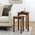 Tables d'appoint gigognes artisanales Bryn