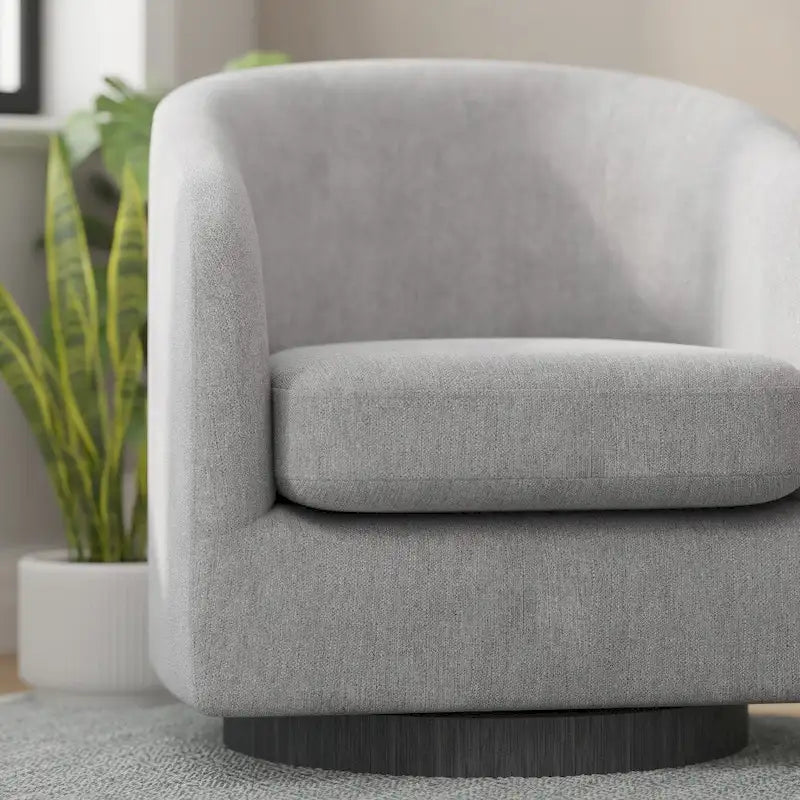 Fauteuil baquet avec piètement pivotant à 360° gainé de vinyle