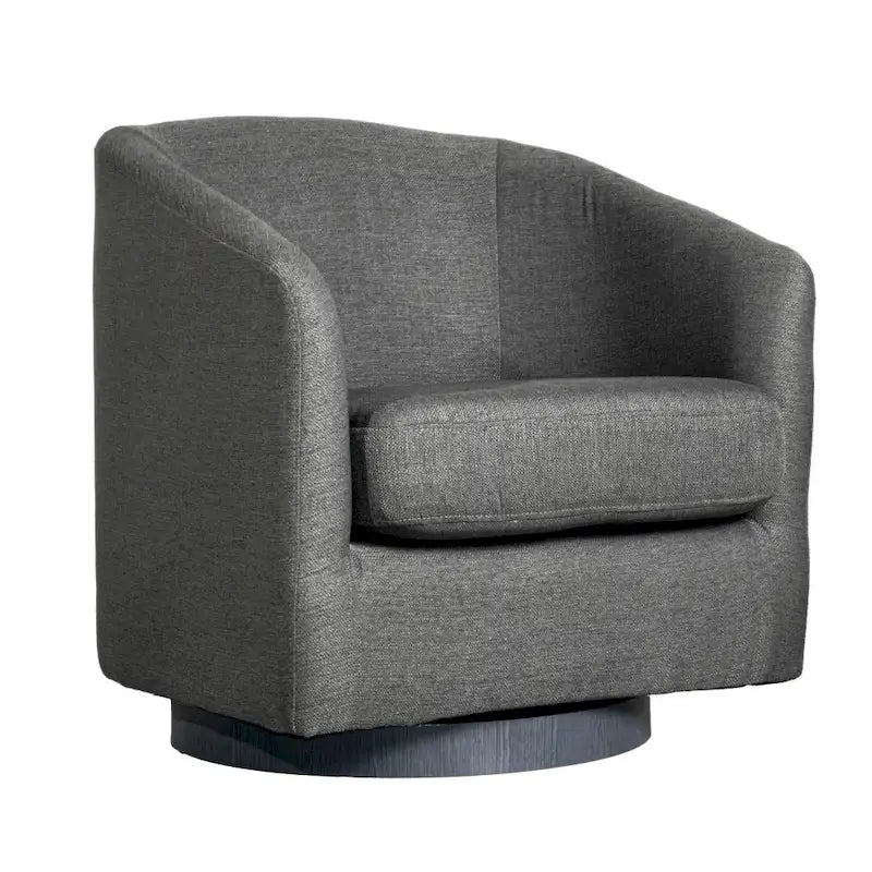 Fauteuil baquet avec piètement pivotant à 360° gainé de vinyle