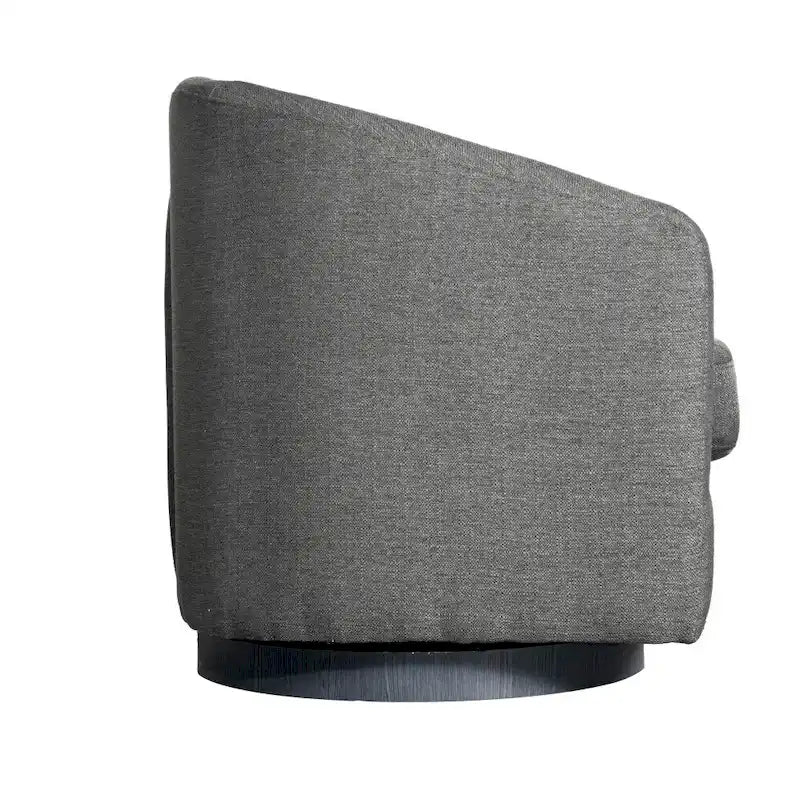 Fauteuil baquet avec piètement pivotant à 360° gainé de vinyle