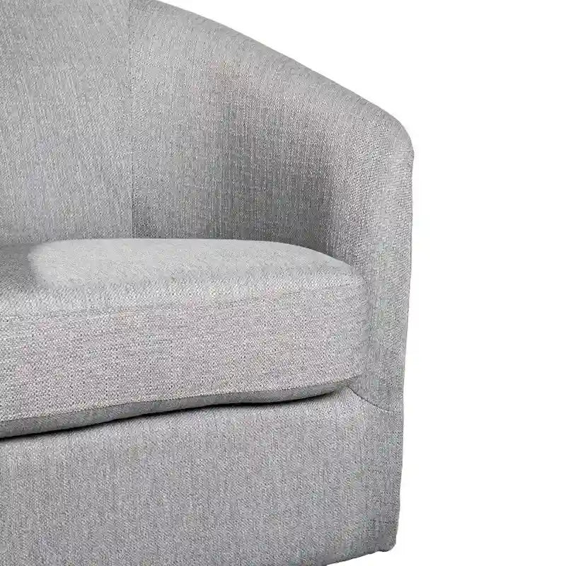 Fauteuil baquet avec piètement pivotant à 360° gainé de vinyle