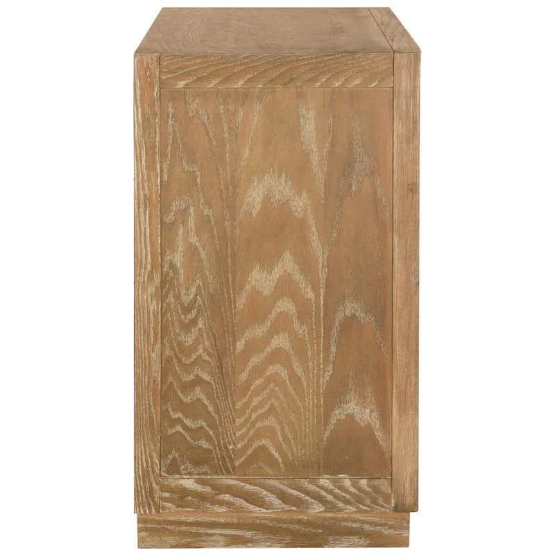 Mini commode de rangement 3 tiroirs nickelée - 32L x 16P x 29H