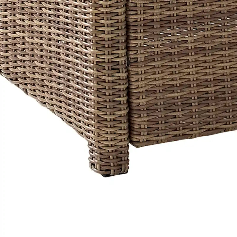 Crosley Bradenton Ensemble de canapés d'extérieur 3 pièces en osier - 81 L x 75 P x 32,5 H