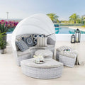 Lit de repos d'extérieur Scottsdale Canopy Sunbrella