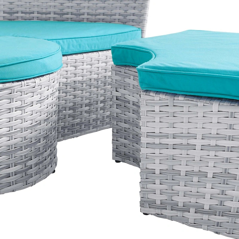 Lit de repos d'extérieur Scottsdale Canopy Sunbrella