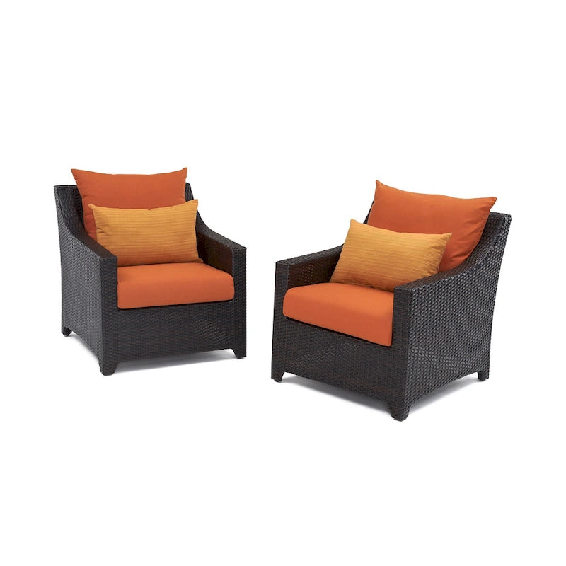 Fauteuils de jardin Deco 2 pièces Sunbrella - 30 po L x 33 po P x 32 po H