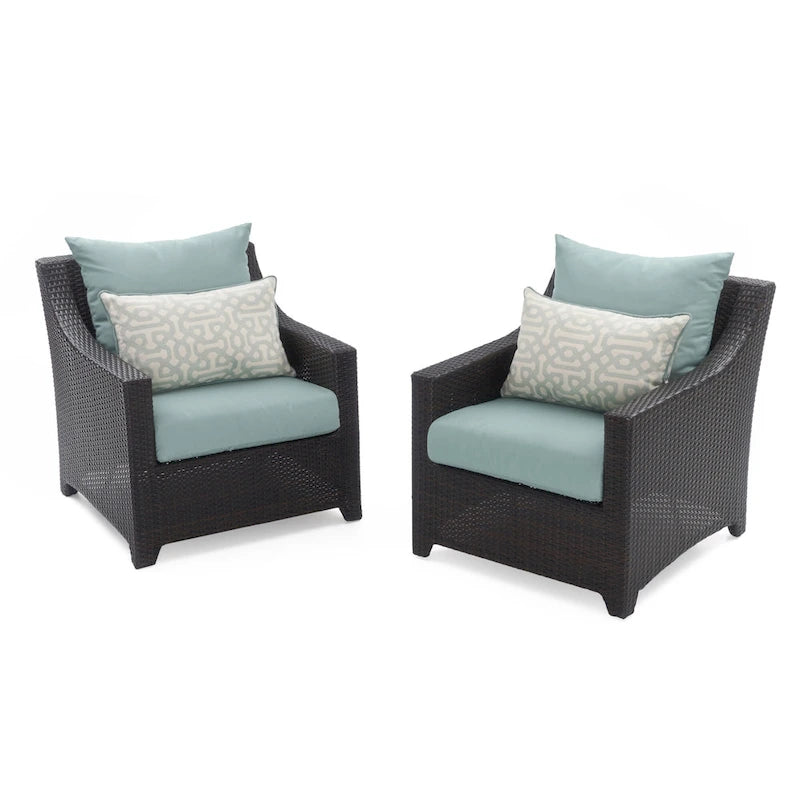 Fauteuils de jardin Deco 2 pièces Sunbrella - 30 po L x 33 po P x 32 po H