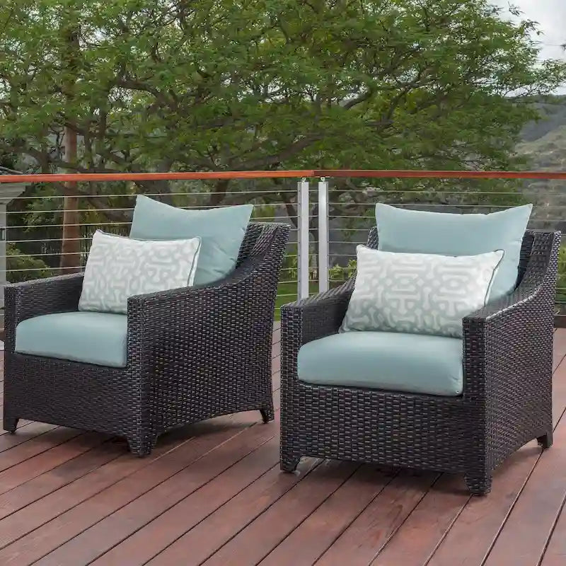 Fauteuils de jardin Deco 2 pièces Sunbrella - 30 po L x 33 po P x 32 po H