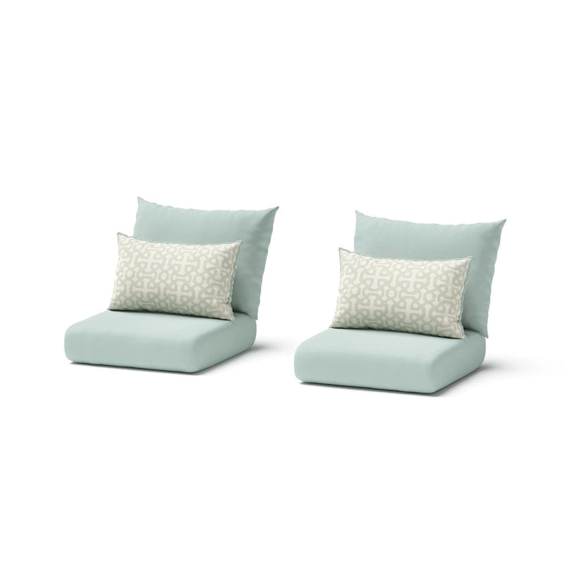 Fauteuils de jardin Deco 2 pièces Sunbrella - 30 po L x 33 po P x 32 po H