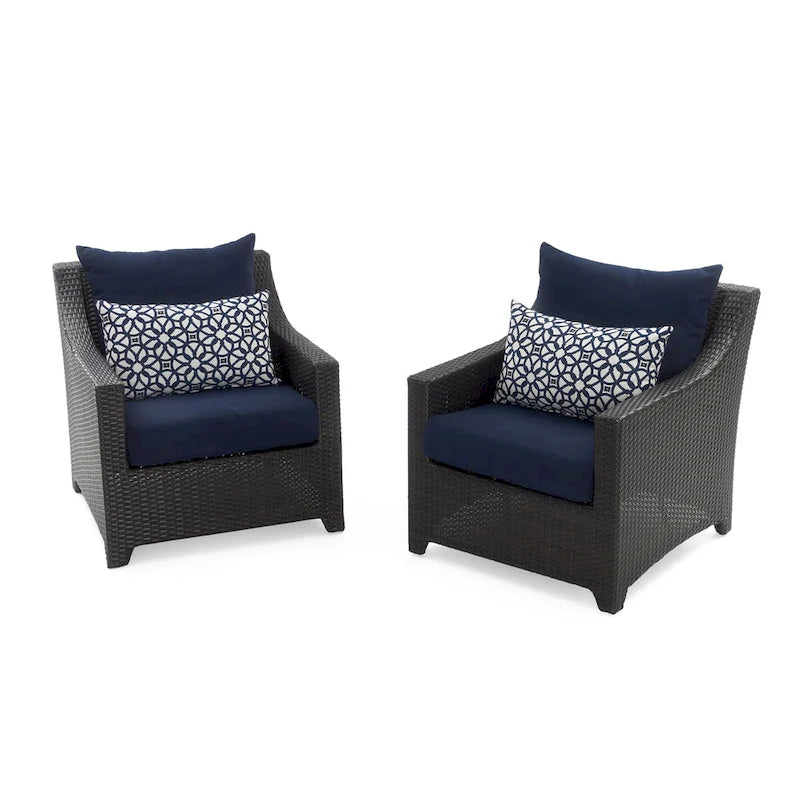Fauteuils de jardin Deco 2 pièces Sunbrella - 30 po L x 33 po P x 32 po H