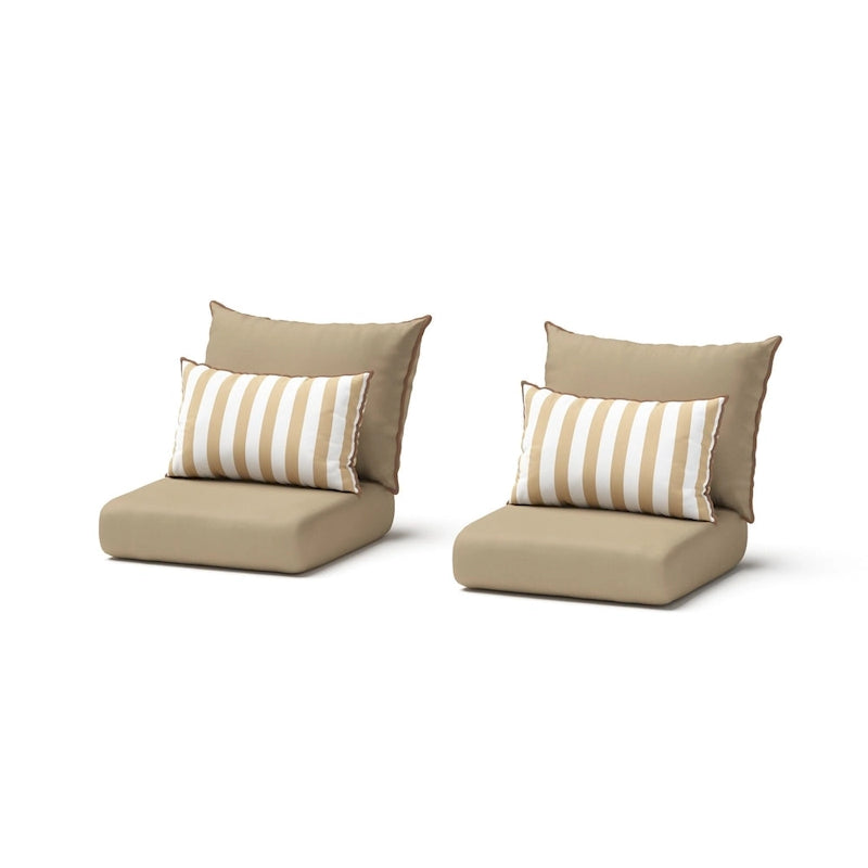 Fauteuils de jardin Deco 2 pièces Sunbrella - 30 po L x 33 po P x 32 po H