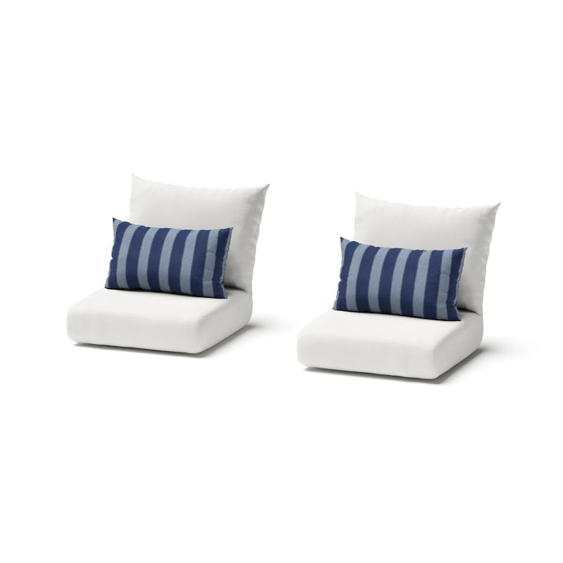 Fauteuils de jardin Deco 2 pièces Sunbrella - 30 po L x 33 po P x 32 po H