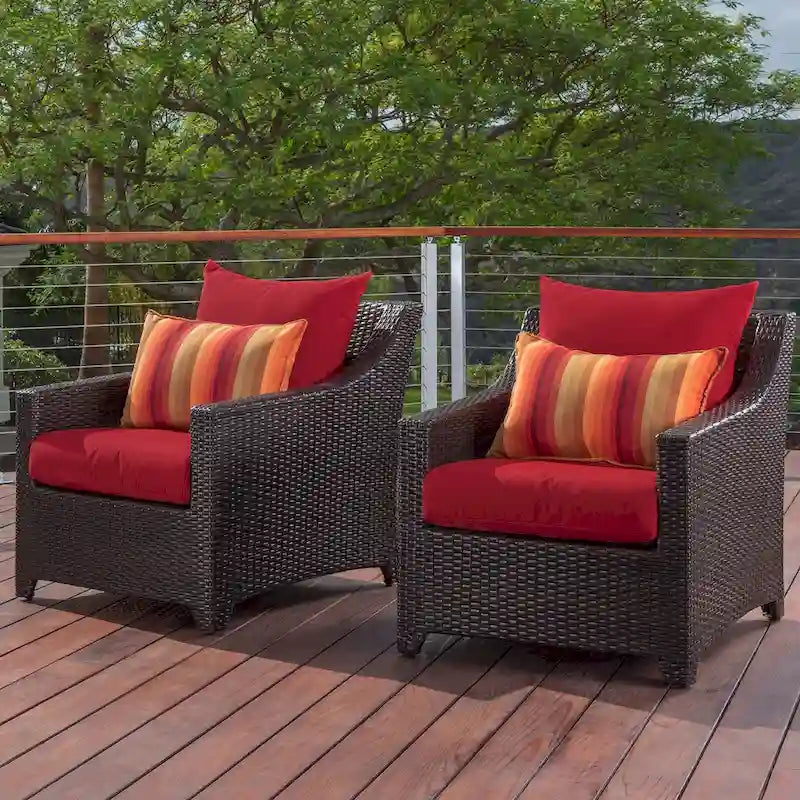 Fauteuils de jardin Deco 2 pièces Sunbrella - 30 po L x 33 po P x 32 po H