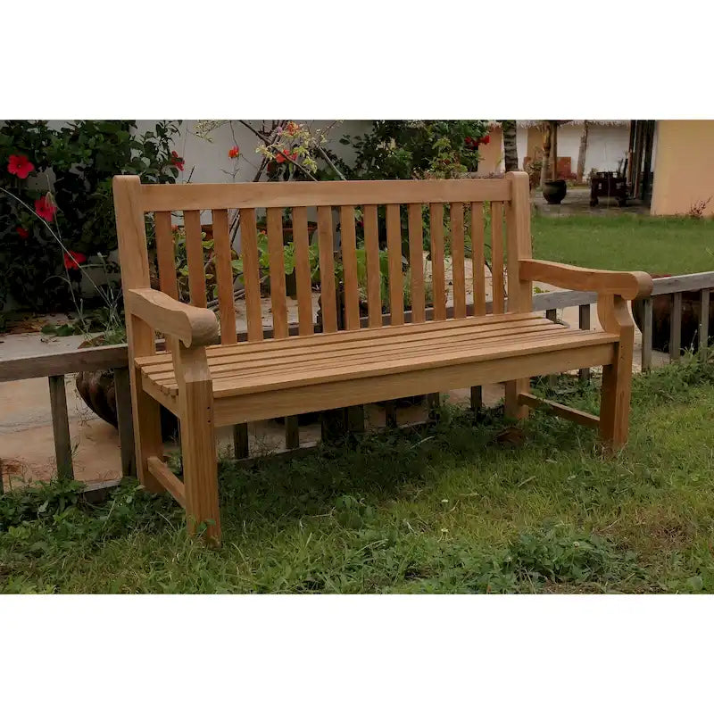 Banc d'extérieur en teck Devonshire - S.O.