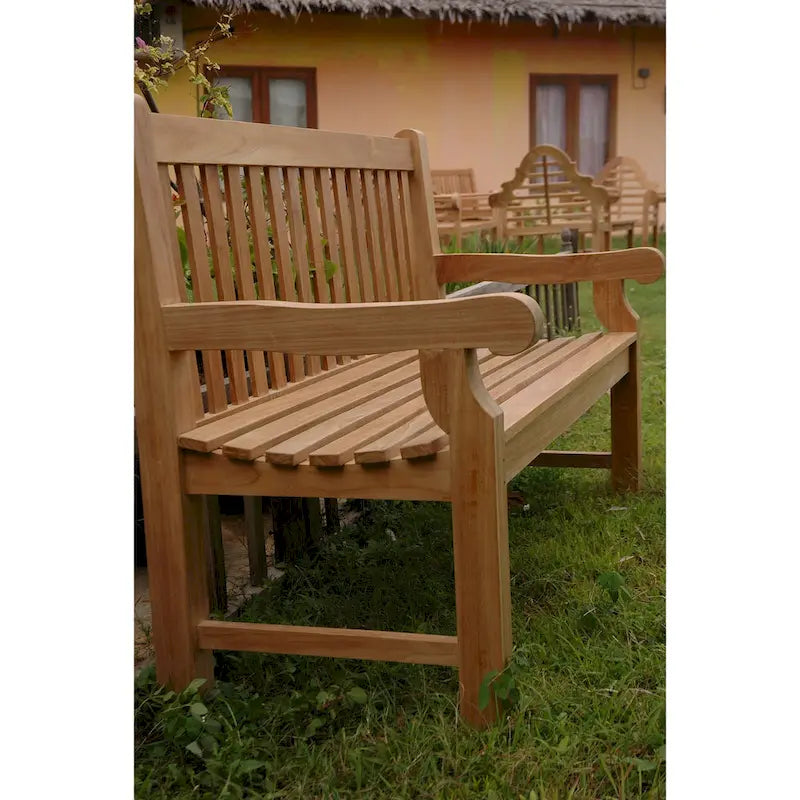 Banc d'extérieur en teck Devonshire - S.O.