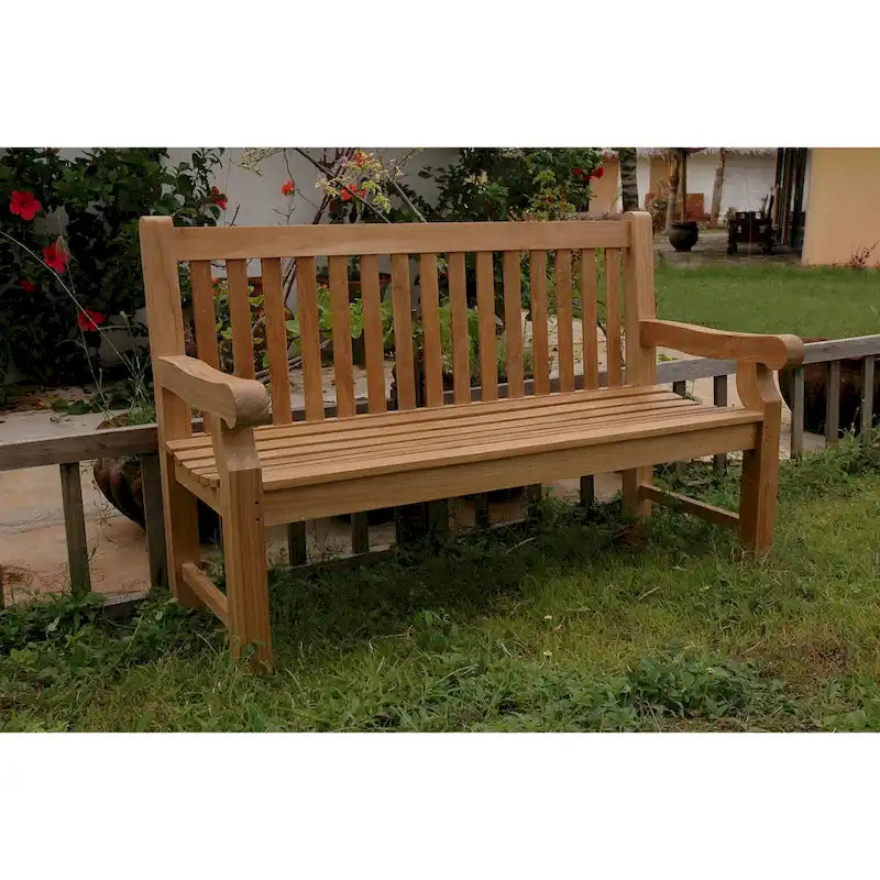 Banc d'extérieur en teck Devonshire - S.O.