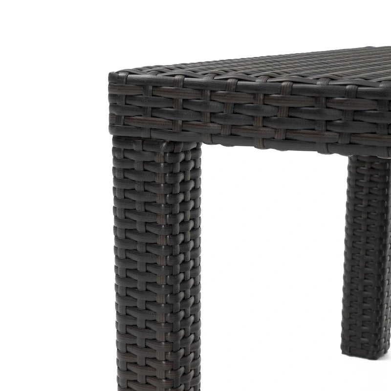 Ensemble Deco 3 pièces : 2 fauteuils de jardin en aluminium et 1 table d'appoint