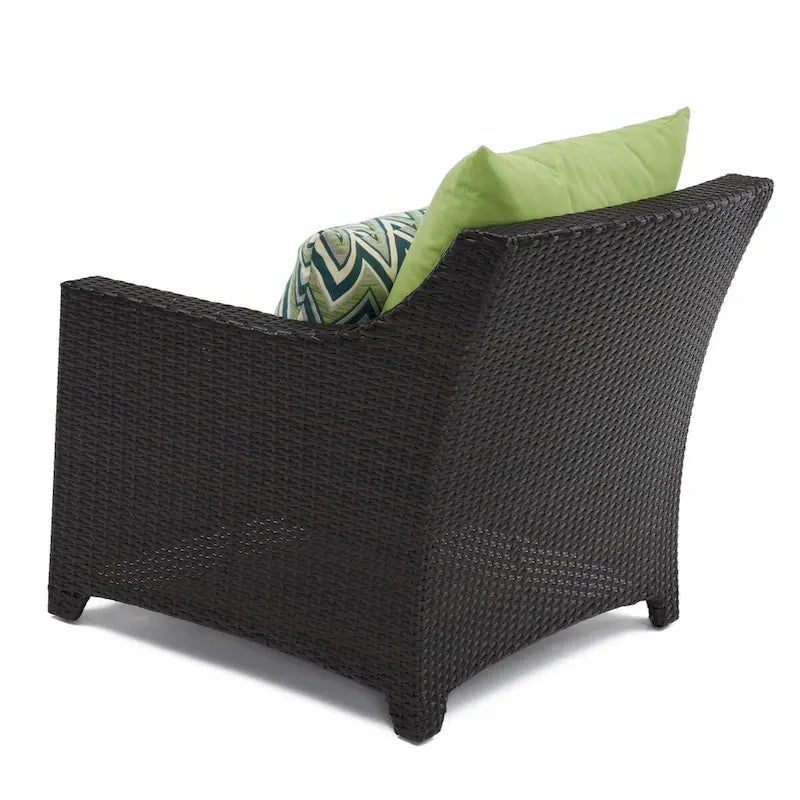 Ensemble Deco 3 pièces : 2 fauteuils de jardin en aluminium et 1 table d'appoint