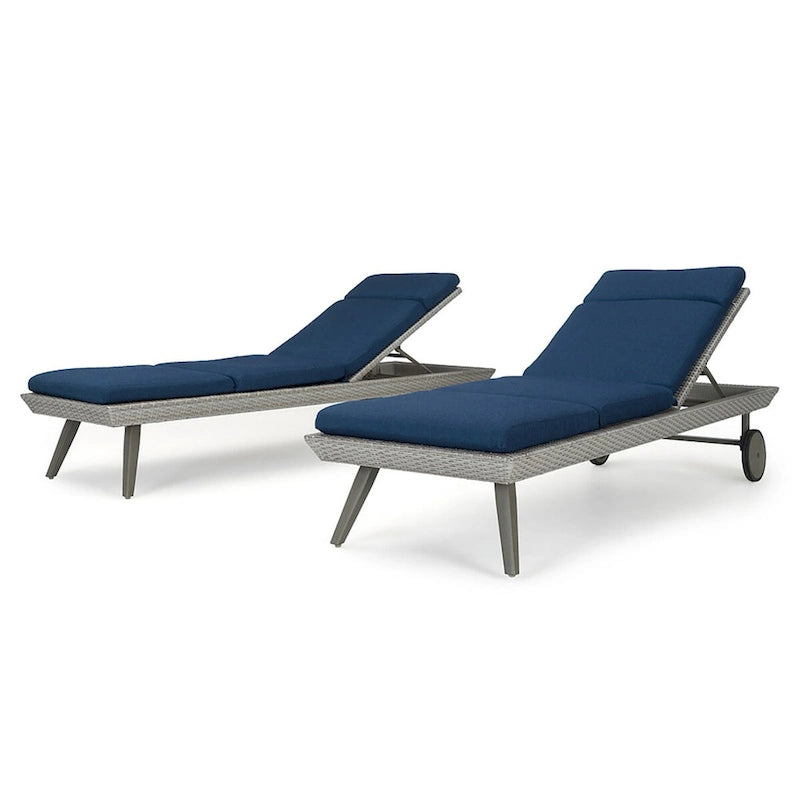 Portofino Ensemble Transat et Matelas d'extérieur 2 pièces en Sunbrella