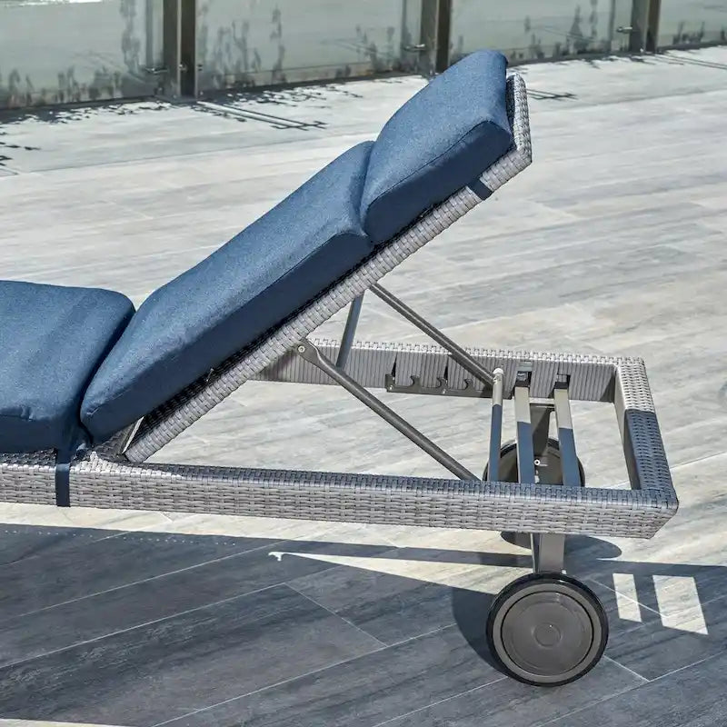 Portofino Ensemble Transat et Matelas d'extérieur 2 pièces en Sunbrella