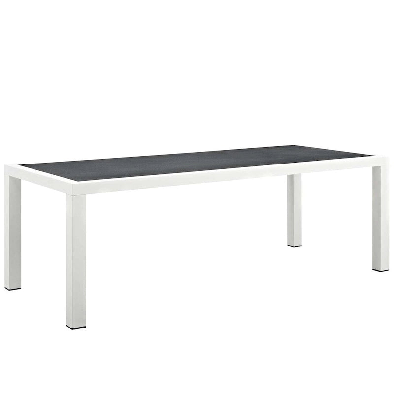 Ensemble de salle à manger d'extérieur 9 pièces en aluminium Stance - S.O.