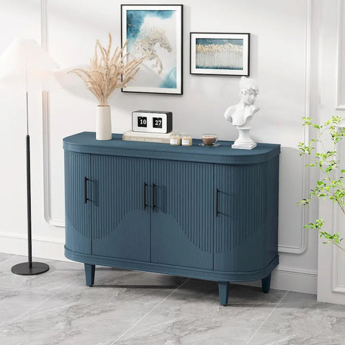 Console en bois de 120 cm et meuble-bar à café