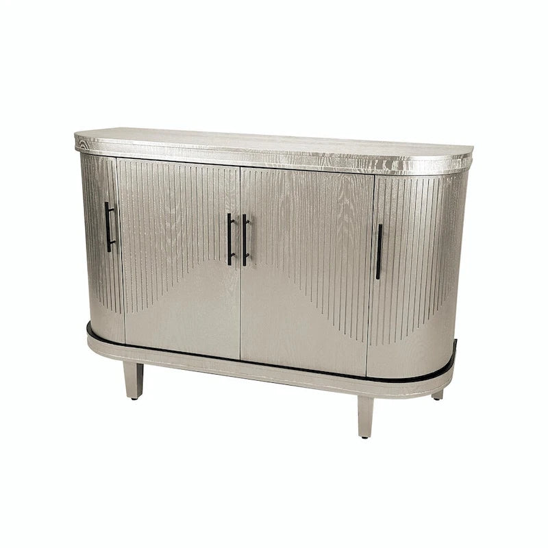 Console en bois de 120 cm et meuble-bar à café