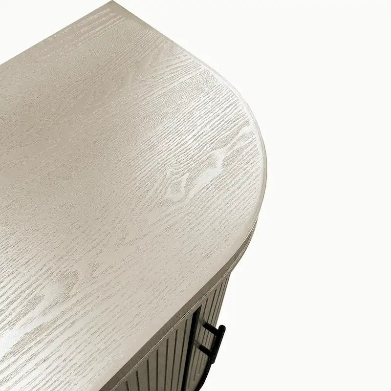 Console en bois de 120 cm et meuble-bar à café