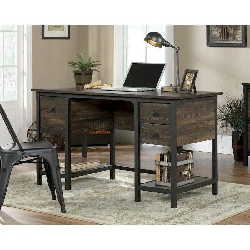 Bureau double piédestal