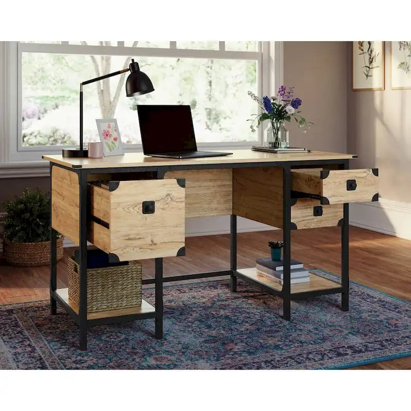 Bureau double piédestal