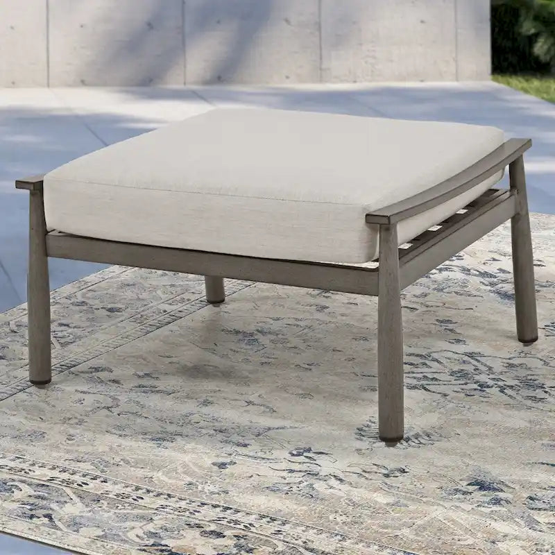 Ensemble de conversation de patio en aluminium 6 places avec 2 fauteuils pivotants, un canapé extérieur 3 places et une table basse