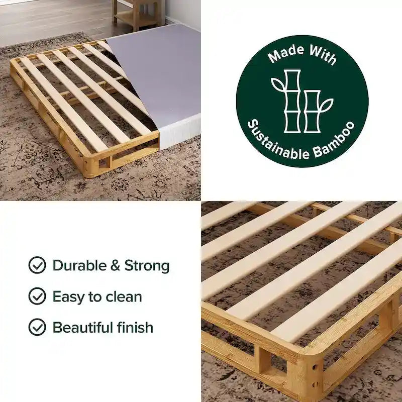 Sommier tapissier en bambou Priage by ZINUS 4 pouces